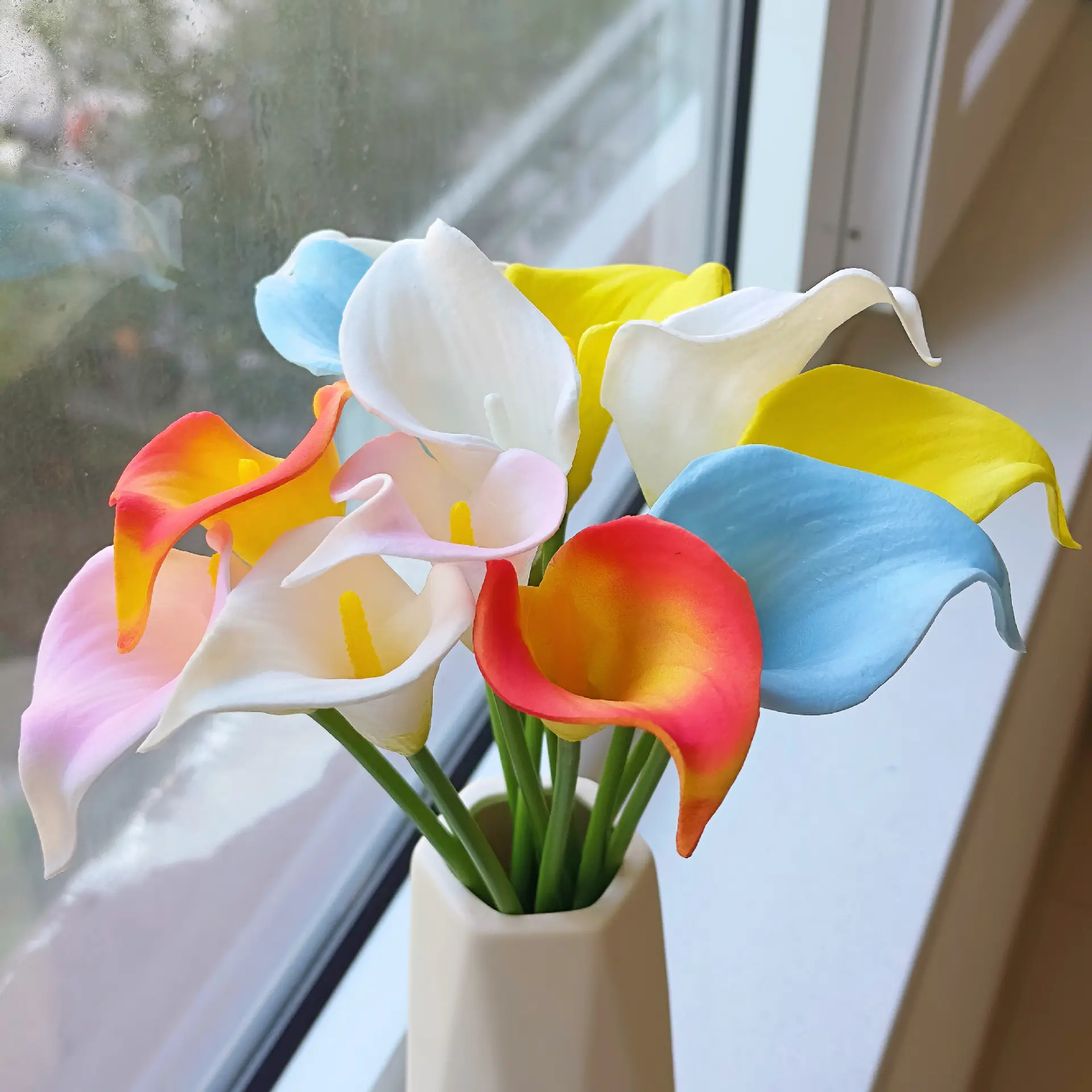 Hoa Mô Phỏng Calla Thông Dụng, Chất Liệu Pu, Đồ Trang Trí Móng Ngựa Mini Đơn, Hoa Nhân Tạo, Thích Hợp Để Trang Trí Nhà Cửa, Đám Cưới, Phù Hợp Với Hoa Giả, Cây & Trái Cây, Còn Hàng Decor