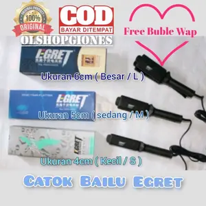 CATOK BAILU EGRET BAYLU ION Small Large Jumbo Flat iron Smoothing Pelurusan Rebonding Keratin original ORI