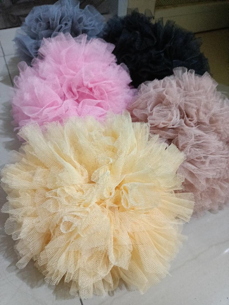 Product Introduction of MEDIUM cepol hijab anti pusing,scrunchie tile.ikat rambut Katun kuncir rambut 5