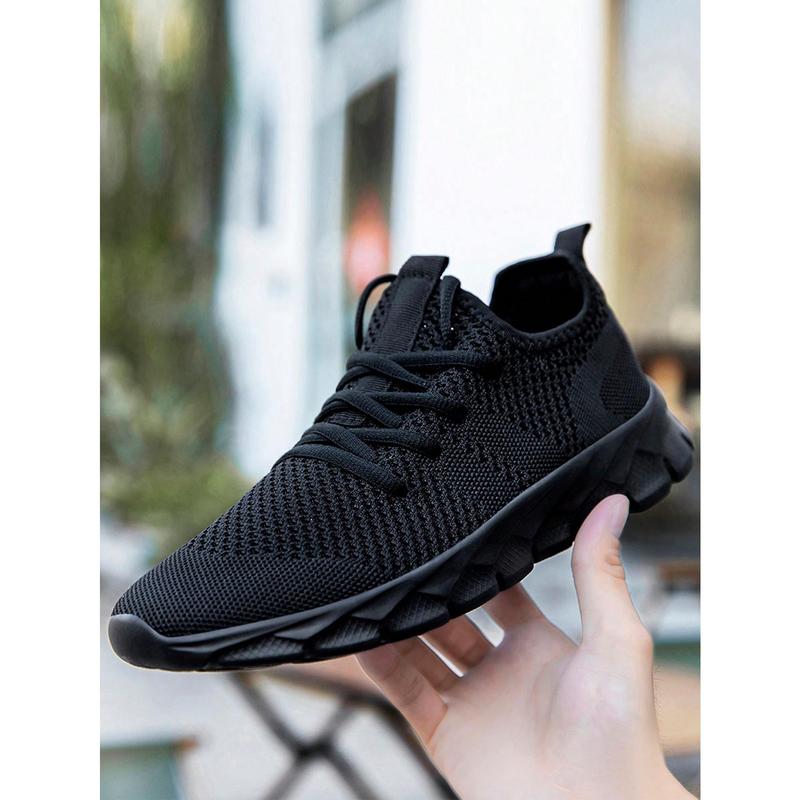 Shoes For Men Gym Tennis Athletic Mesh Fashion Sneakers Lightweight Sports Workout Running Casual Shoes Comfortable Footwear Trainers Black, Shoes For Men Valentines Closed Training Boy Runner 4