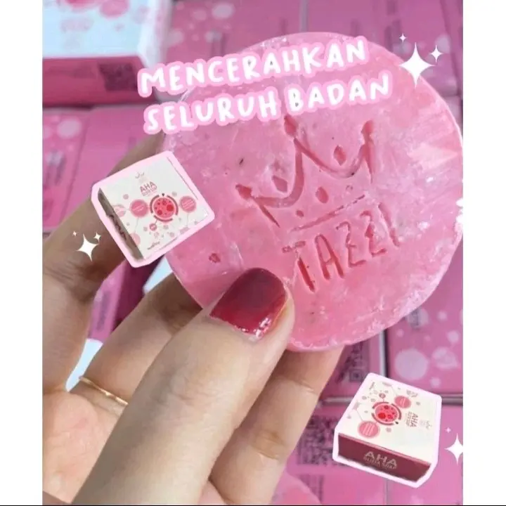 sabun gluta soap Aha tazzi sabun pemutih badan 0