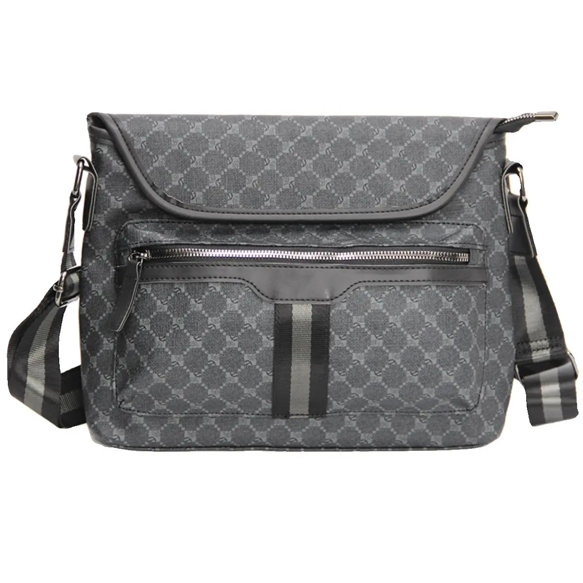 New Fashion Shoulder Bag Clamshell Shoulder Bag Crossbody Bag High Quality PU Leather Messenger Bag Fashion Brand Men's Crossbody Bag