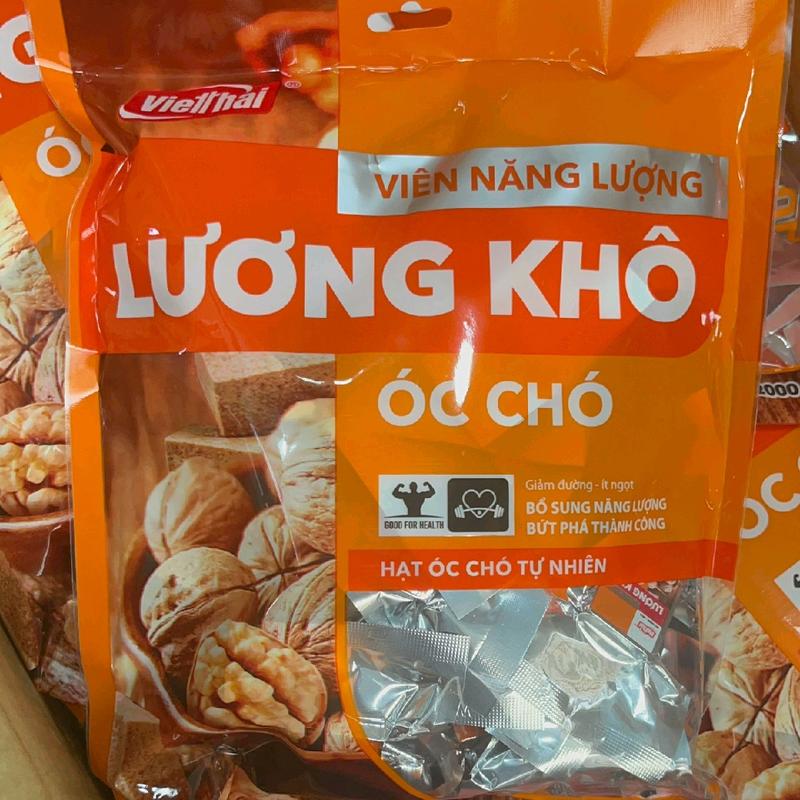 Lương Khô Mini Hạt điều, Óc chó, Hạnh nhân, Rong Biển, Ăn Kiêng Việt Thái 350g/gói Ăn Vặt