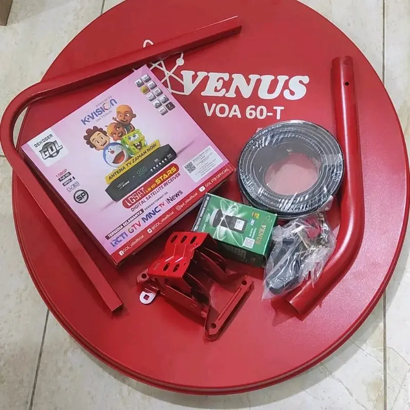 payung parabola venus 1 set / dengan receiver nex/LGstars 2