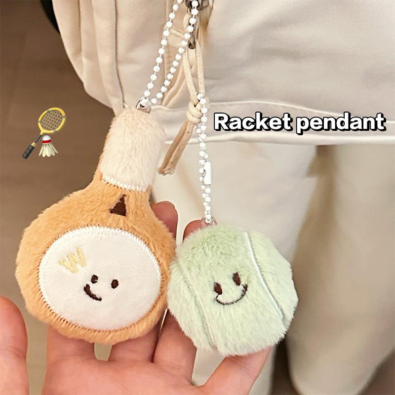 Product Introduction of Dây Chuyền Chìa Khóa Tennis Cầu Lông, Thiết Kế Nhồi Bông Hoạt Hình, Bồng Bềnh Và Dễ Thương, Búp Bê Nhồi Bông Mềm Mại Và Sáng Tạo, Trâm Cài, Mặt Dây Chuyền Ba Lô, Phụ Kiện Trang Trí 18