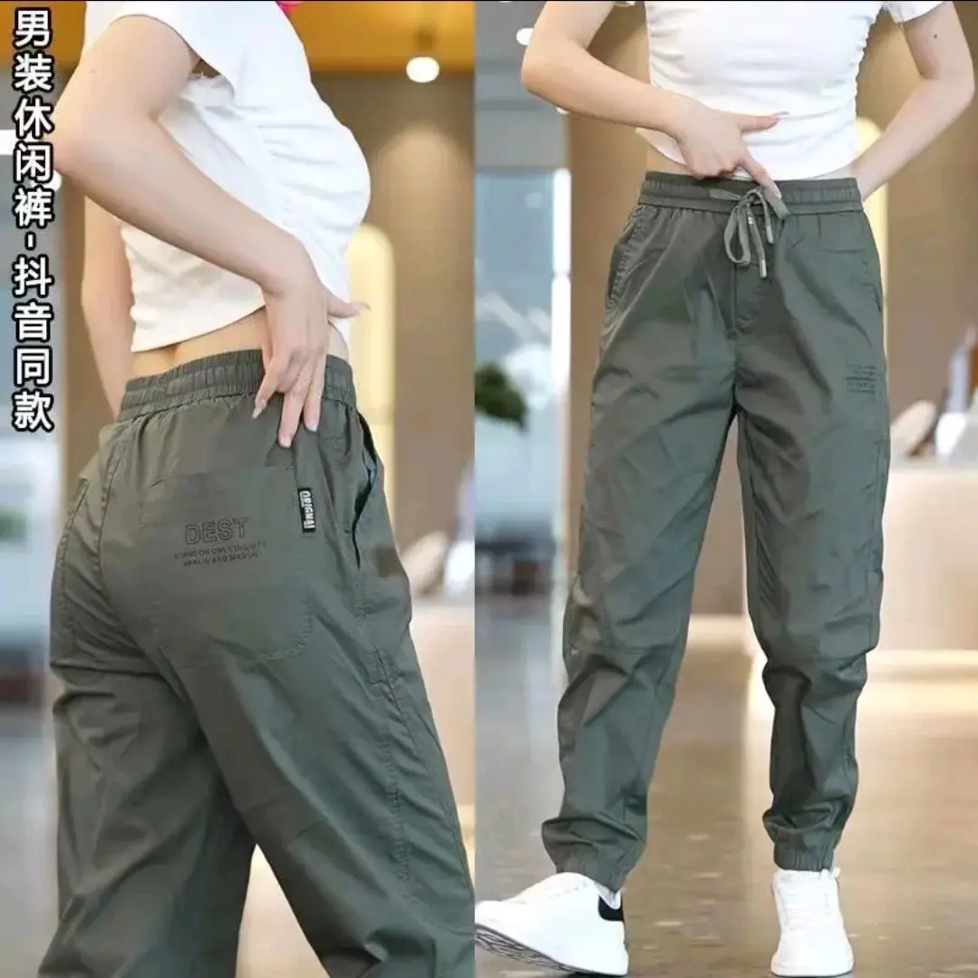 Quần kaki nam nữ thể thao ,Form rộng bo chun ,quần boom  phong cách basic hàng QC Sport Tập Thể Dục Trang Phục