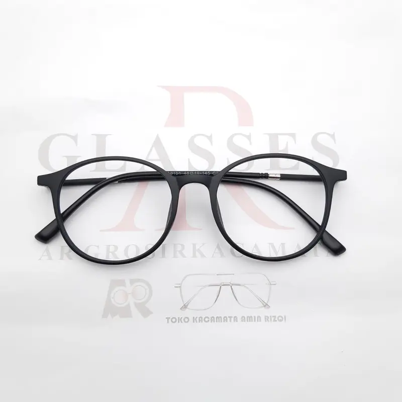kacamata Fashion Lentur tr90 AR8151 Perempuan Laki-laki Biru Blueray Frame Lensa Photocromic Putih Eyewear Bluecromic Hitam Glasses 2