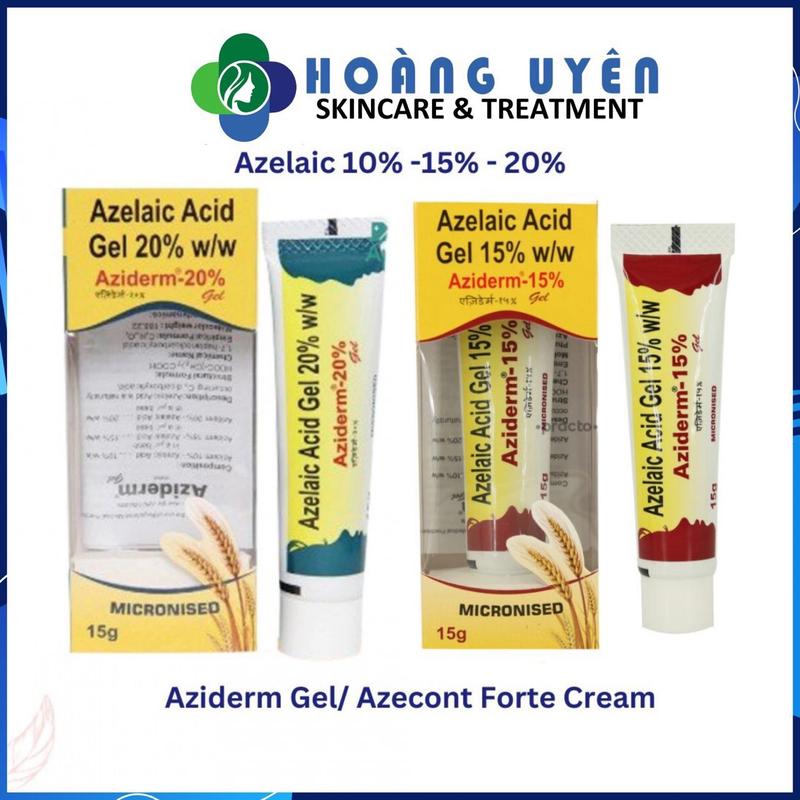 Gel dưỡng Aziderm 10%-15%-20% Tube 15g 0