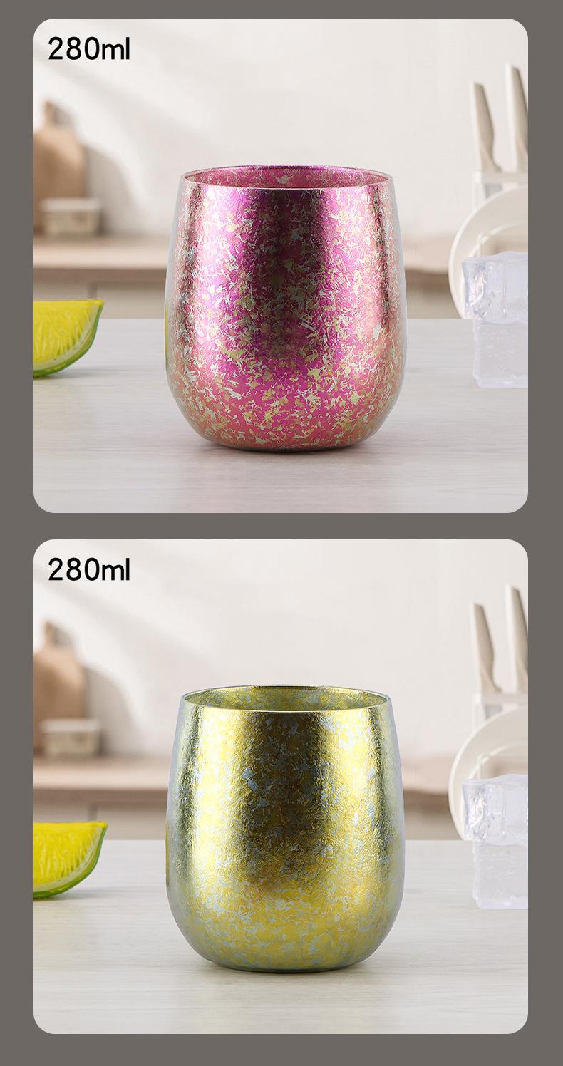 Product Introduction of Pure Titanium Water Cup Beer Coffee Milk Tea Cup Titanium Alloy Men and Women Couple Outdoor Thermal Cup Double Layer Camping 11