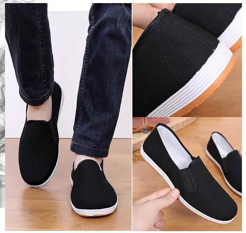 Product Introduction of Giày Vải Nam, Phong Cách Mùa Lò Xo Và Mùa Thu, Mũi Tròn, Nhẹ, Không Trơn Trượt, Kiểu Lười, Đế Mềm, Thoáng Khí 12