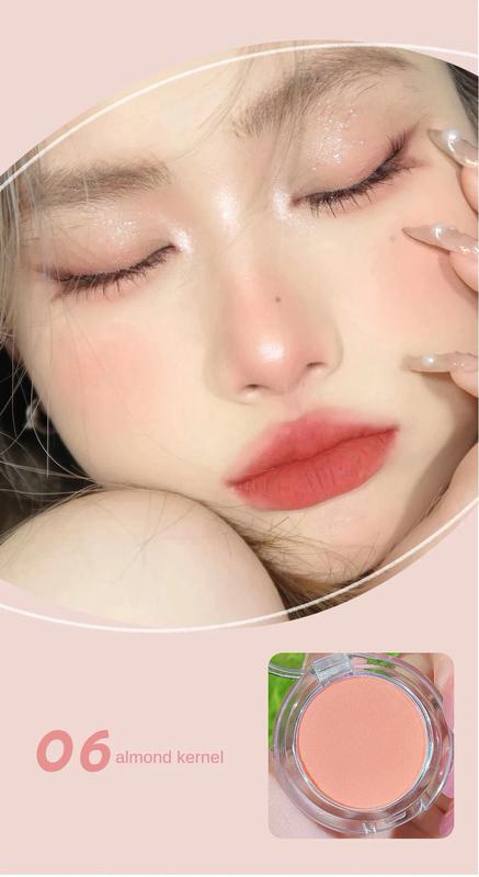 Product Introduction of Korea Monochrome Blush Peach Rose Pink Cheek Tint Powder Natural Lating Matte Face Makeup Red Contour Shadow Palette Cosmetics 22