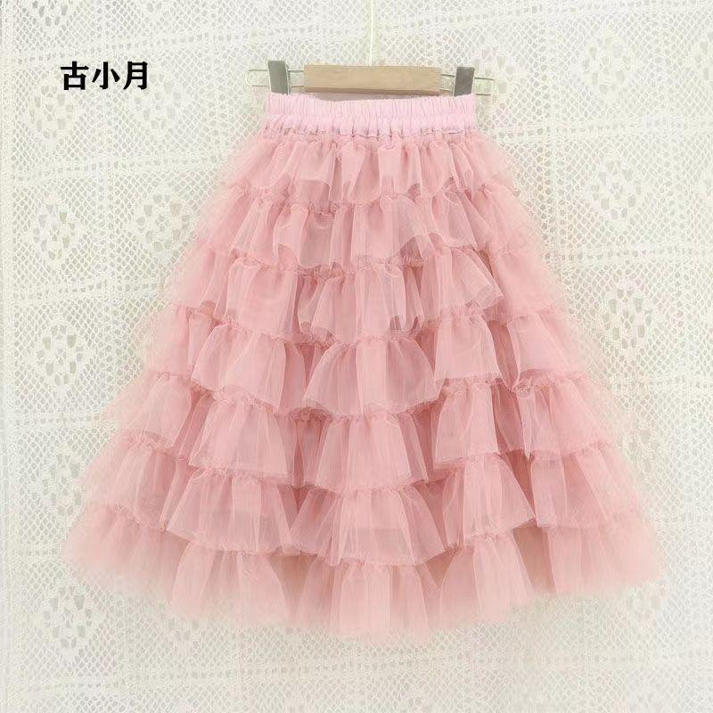 Váy Nhỏ Cho Bé Gái, Váy Dài Ngọt Ngào Cho Trẻ Em, Phong Cách Hàn Quốc Và Phương Tây, Váy Lưới, Váy Công Chúa Thời Trang, Thích Hợp Cho Trẻ Em 0