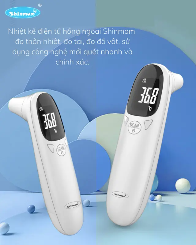 Nhiệt kế hồng ngoại Shinmom có bảo hành 1