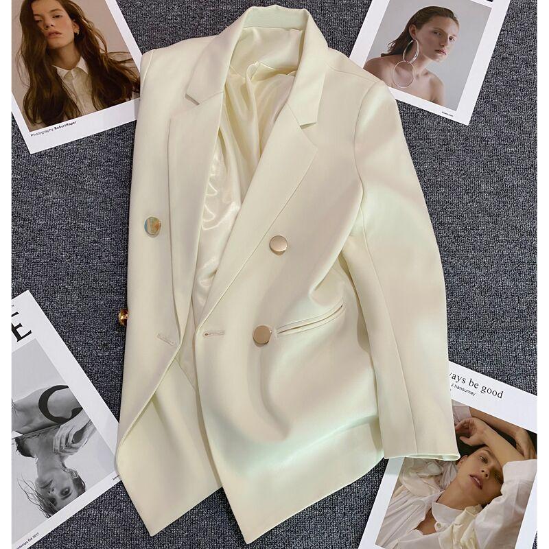 Product Introduction of Áo khoác blazer áo khoác vest nữ 2 lớp có đệm cầu vai rất đẹp khuy nút cao cấp Voi Women Top 21