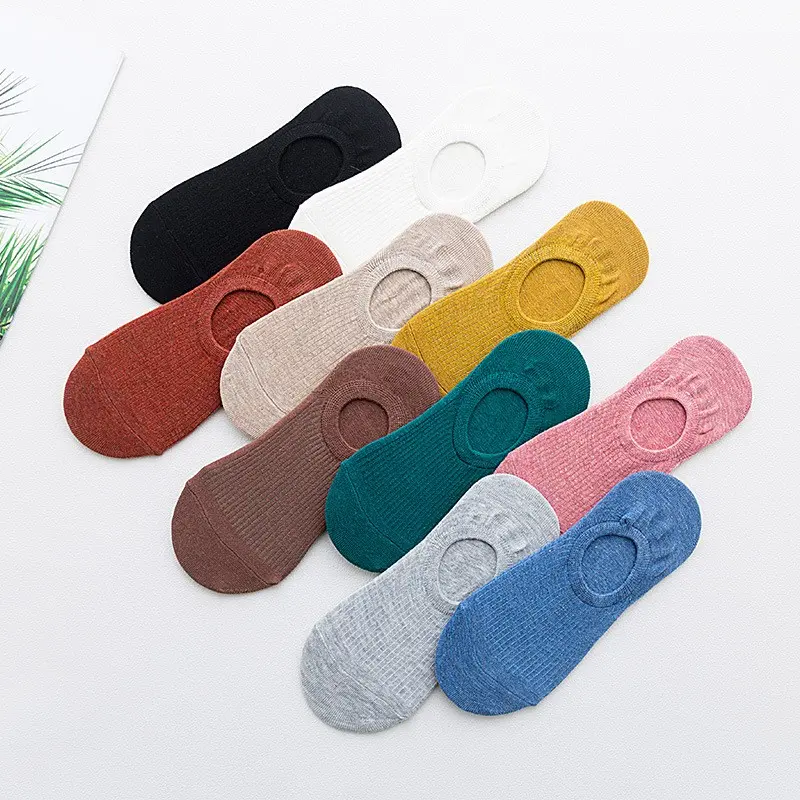499 KAOS KAKI PENDEK HIDDEN SOCKS BAWAH MATA KAKI PRIA WANITA ANKLE SOCK INVISIBLE IMPORT LOW SOCKS CASUAL BASIC  Biru  Coklat 1