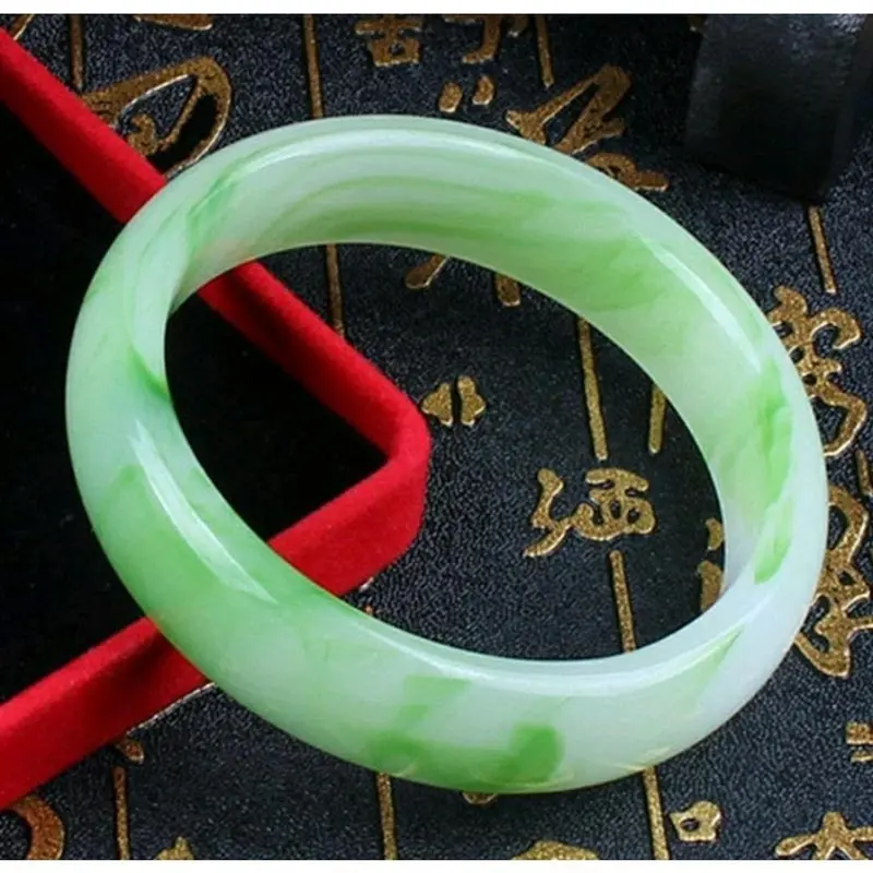 Gelang Batu Giok Natural Emerald Gelang batu giok asli cina/Gelang Batu Giok Natural Emerald untuk Hadiah PRIA/Wanita - VIP 0