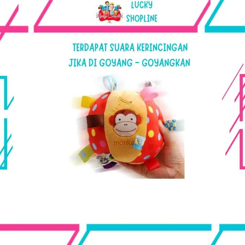 [BIG SALE] Softball Karakter Bola Mainan Bayi Baby 2