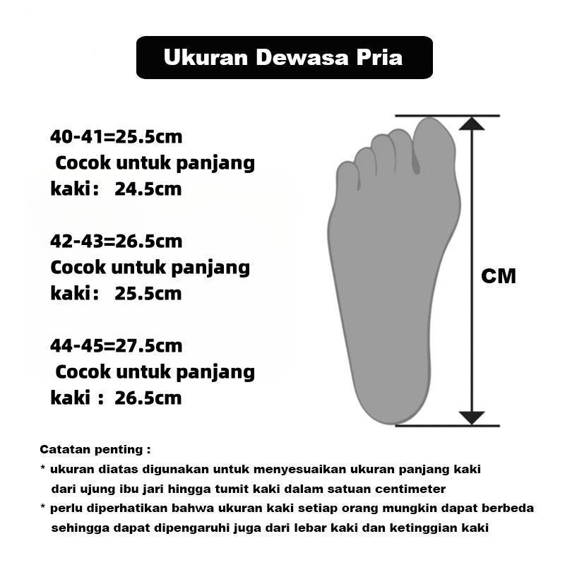 Sandal pria klasik Korea terbaru, bahan EVA, tahan aus dan lentur, tidak mudah berubah bentuk, harga terjangkau