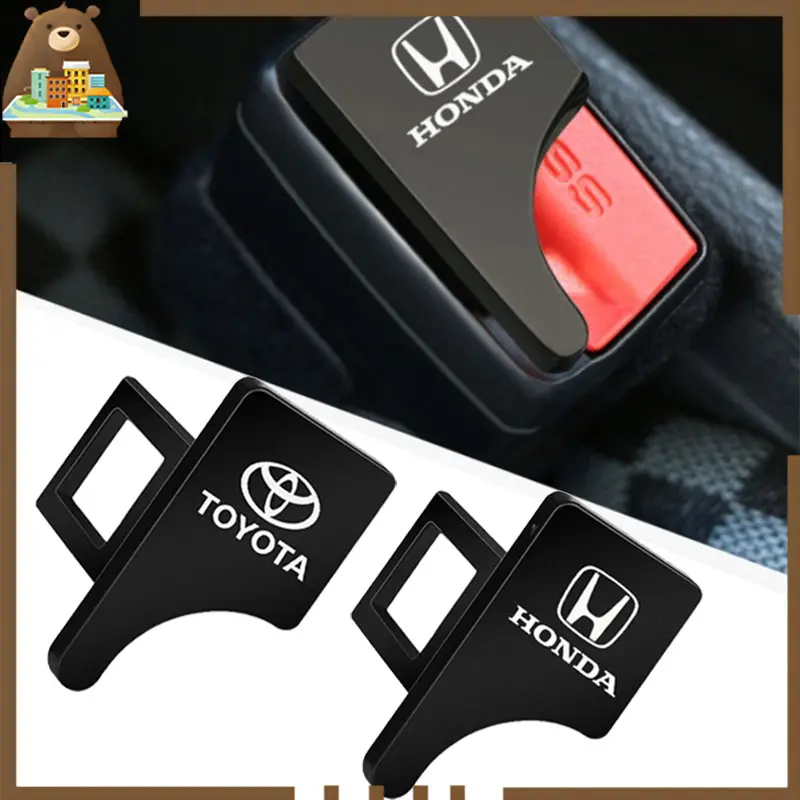 Seat Belt Buckle Plug Universal Seatbelt Stopper Buckle Insert Clip Klip Sabuk Pengaman Mobil Anti Bunyi Alarm Mobil Buzzer