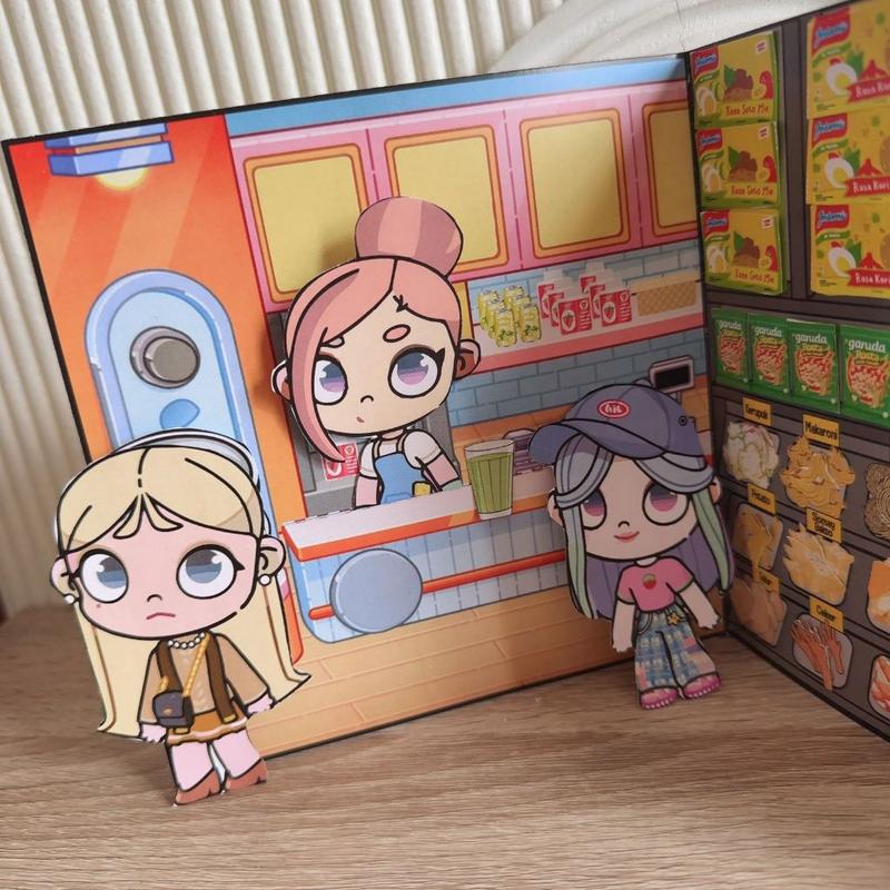 RESTO SEBLAK AVATAR Paperdoll Bongkar Pasang Mainan Edukasi Anak Terbaru 1