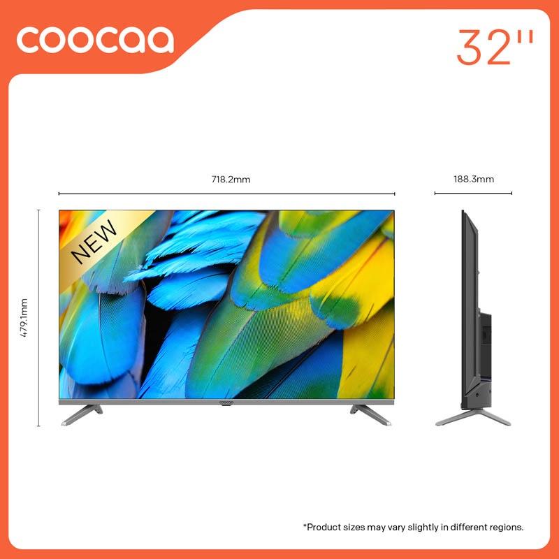 TV COOCAA Smart Android LED TV 32 Inch - Digital TV - Android 11 - HDR 10 - WIFI 4/5G (Coocaa 32S7G) [FREE VIDIO 3 BULAN + 1 BULAN  VISION+ PLATINUM] 3