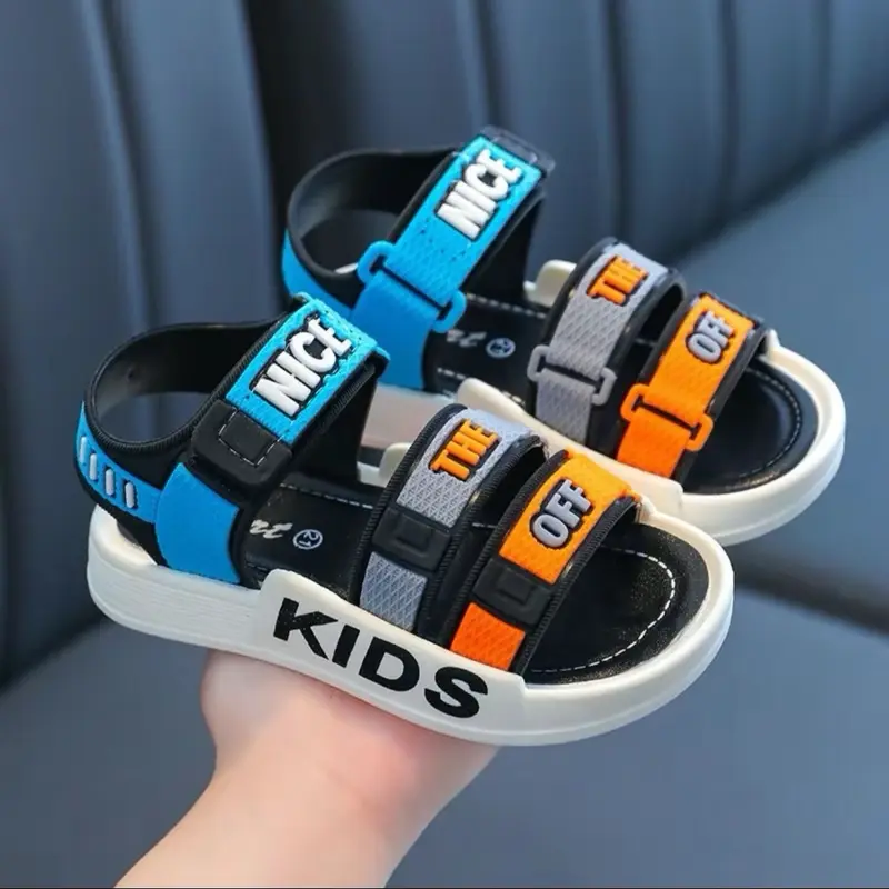 Sandal bé trai đi êm chân từ 2-7 tuổi Cao Su Dép Sandal 2