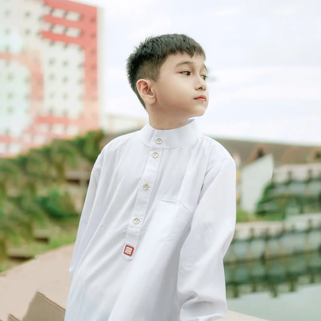 BajuJubah Gamis Anak Laki Laki 9-16 Tahun Baju Muslim Anak Original Madina Coklat Panjang