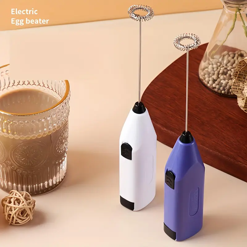 Portable Electric Coffee Stirrer, 1 Count Handheld Milk Frother, Kitchen Egg Beater, Kitchen Gadget without Battery, Kitchen Appliances for Girls Birthday Gift, Back To School Supplies, Coffee Tools, Coffee Equipment 3