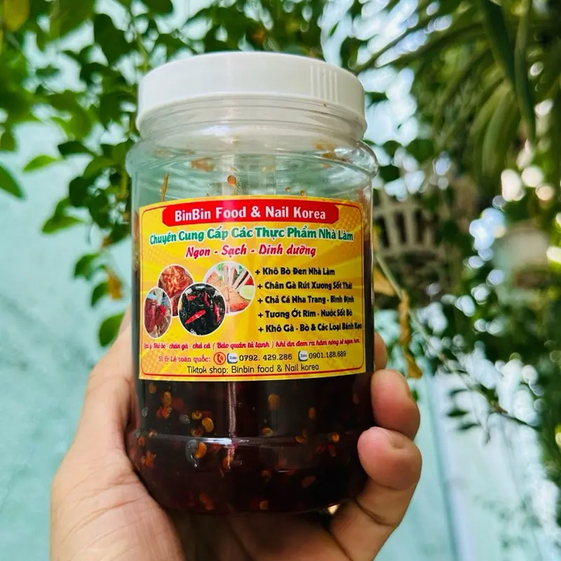ớt rim xào Bình Định Đặc sệt thơm lừng tỏi ớt - Chua, Topping Gia Vị Foods