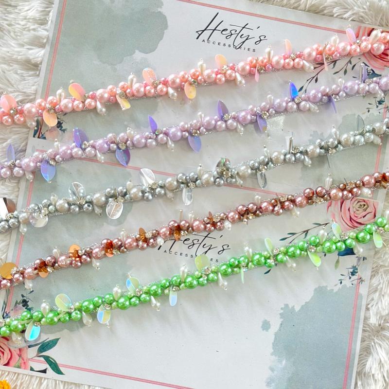 Payet Rangkai Mutiara HN12/Bisa Custom Warna 1