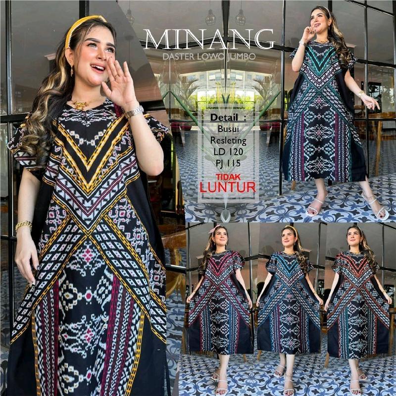 Daster Lowo Jumbo Busui Resleting Toraja Rayon Bumil Wanita Tidur 5