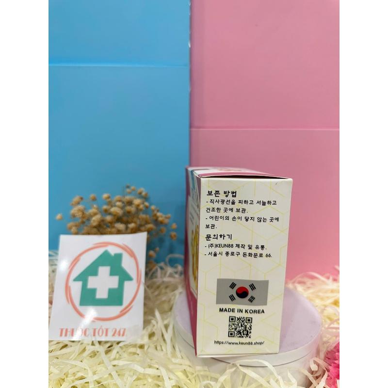 nhân sâm hàn quốc Keun88 ,nở ngực keun88 cung cấp các chất cần thiết 2