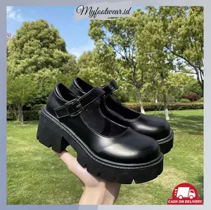 Sepatu Wanita Docmart Mary Janes Sepatu Oxford Wanita Import Premium SP-031