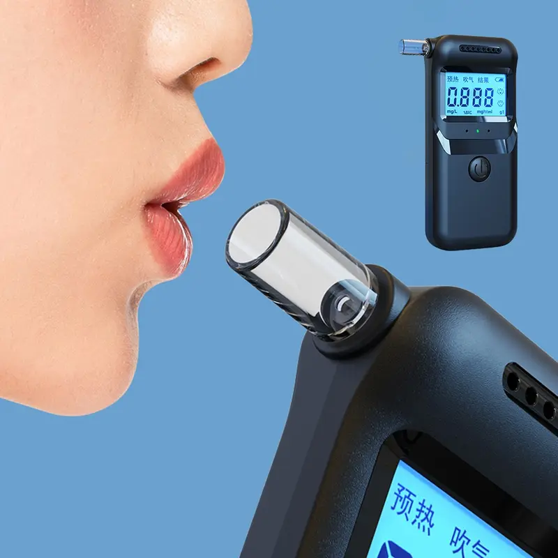 Máy Kiểm Tra Cồn Cầm Tay Trên Ô Tô, Máy Dò Kỹ Thuật Số, Màn Hình LCD, Máy Đo Họng, để Đo Hơi Thở 0
