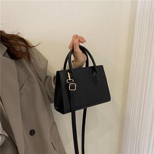 Beg Wanita, Tekstur Retro Baru, Reka Bentuk Mudah, Corak Batu Bergaya, Beg Selempang, Gaya Ins, Beg Persegi Kecil, Beg Tangan Fesyen Bags Handbags
