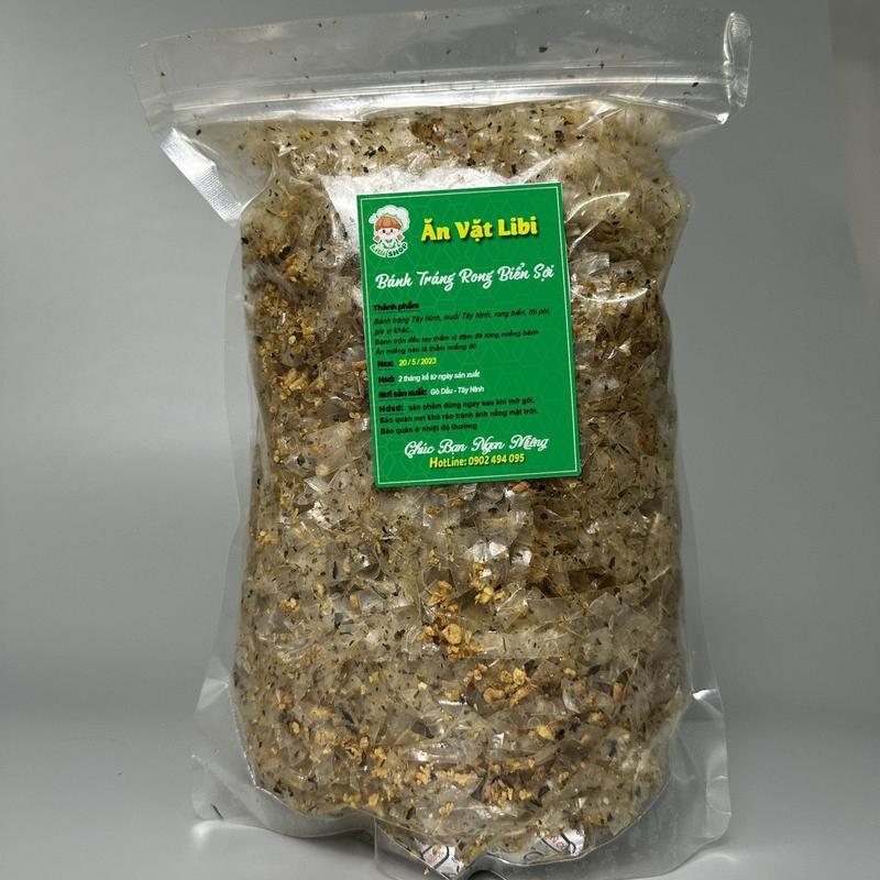 500gr bánh tráng rong biển sợi cay Snack Ăn Vặt Lá Rong Biển Food