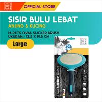 Gambar M-Pets Oval Slicker Brush Size Large / Sisir Bulu Anjing Kucing dari M-Pets Volk Pets Indonesia Kota Tangerang 1 Tokopedia
