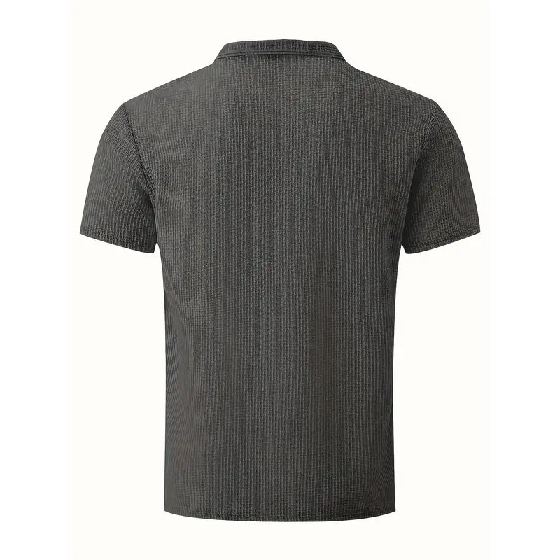 Men's Casual T-Shirt - Moisture-Wicking, Breathable, Lightweight Polyester & Spandex, 1pc, Short Sleeves, Solid Black Menswear Top women's  running  shorts squat  suit juventus  third  kit badminton  outfit basketball  shorts baggy  compression  shirt sau 4