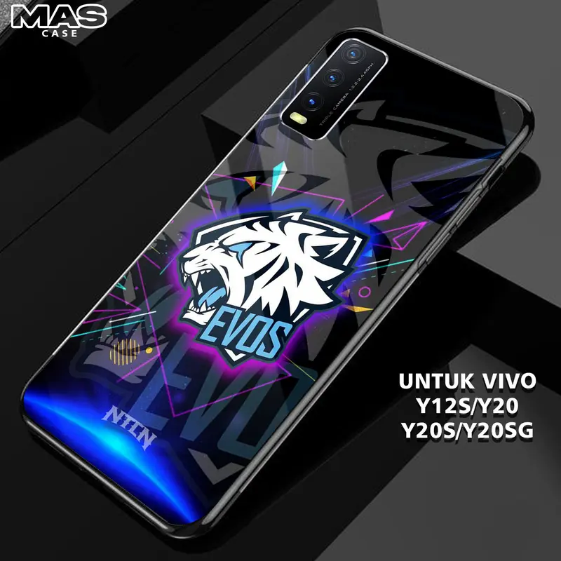 Case VIVO Y20/12S/Y20S/Y20SG Terbaru MAS Case [ EVOS-02 ] Casing VIVO Y12S/Y20/Y20S/Y20SG - Silikon Hp VIVO Y20 - Kesing Hp - Softcase Glass Kaca - Case Terlaris - Pelindung Hp - Case Terbaru VIVO Y20 - Cover Hp 0