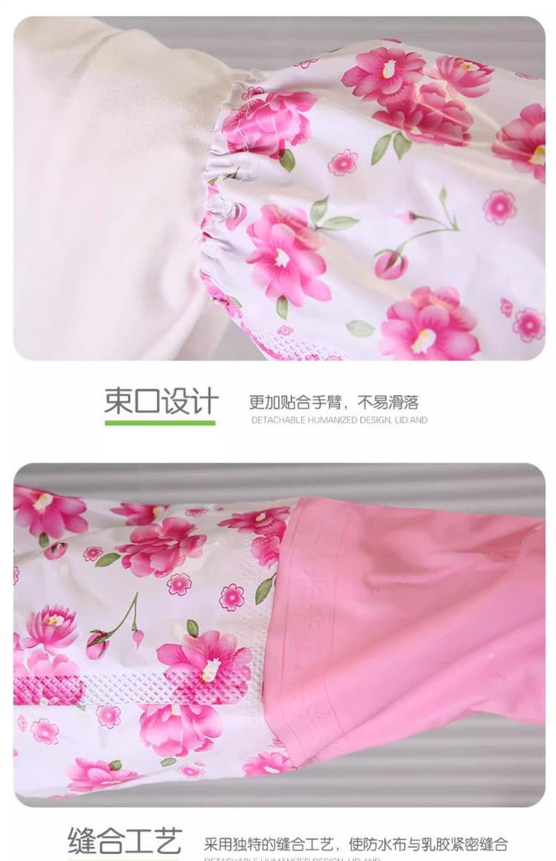 Product Introduction of Sarung Tangan Pencuci Pinggan, Isi Rumah, Untuk Wanita, Kalis Air, Tali Serut Dipanjangkan, Tahan Lama, Sesuai untuk Dapur, Mencuci Periuk, Mencuci, Dobi, Pembersihan Isi Rumah 6