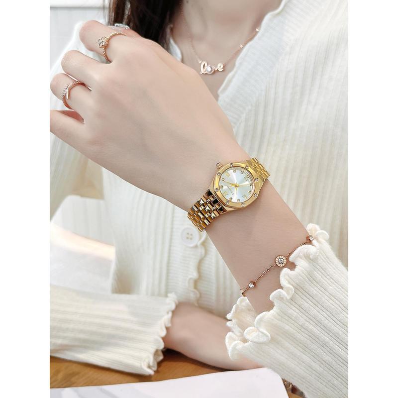 Đồng Hồ Nữ Bonaier B0297, Thời Trang, Phong Cách Thường Ngày, Chống Nước, Dây Đeo Bằng Thép Không Gỉ, Hàng Mới Về, 2025 7
