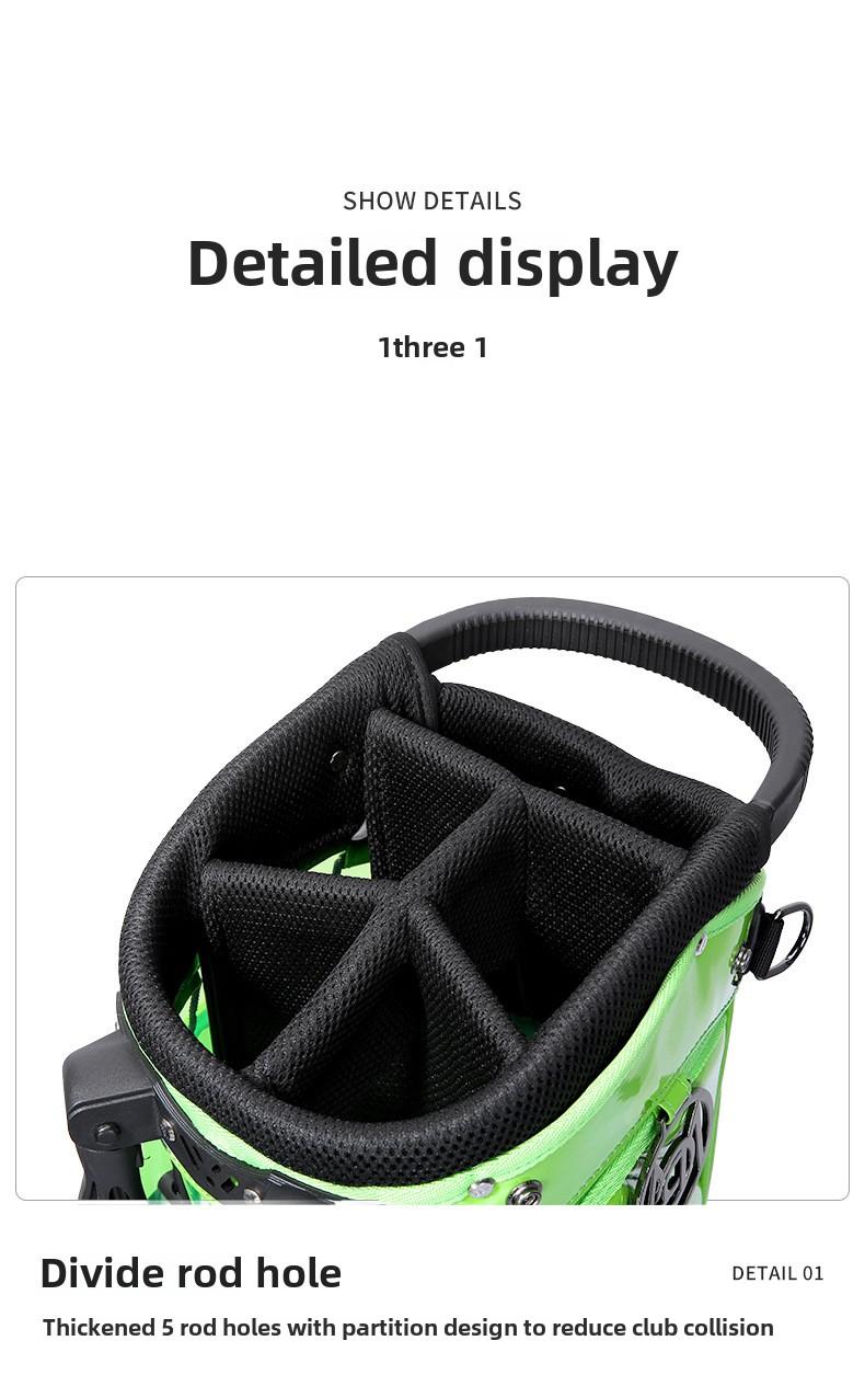 Product Introduction of [PGM] New Golf Bag Stand Bag Unisex Lightweight Club Bag Korean Style Transparent Golf Bag QB131 26