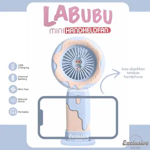 [XGoods] Kipas Mini USB LABUBU | Kipas Genggam Karakter LABUBU | Kipas Angin Portable Mini USB
