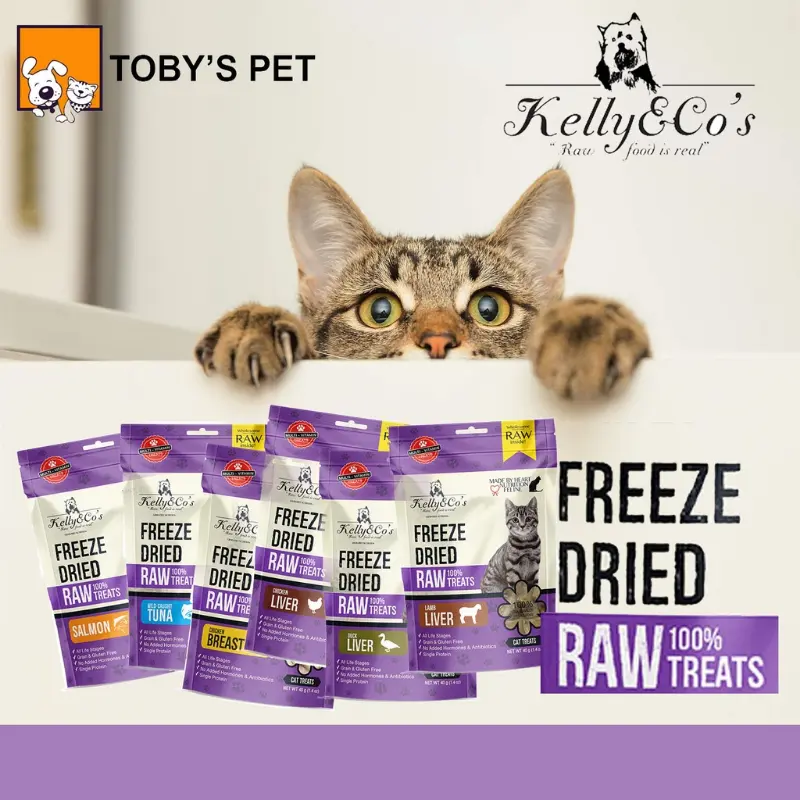 ORI Kelly & Co's Freeze Dried Treat For Cat 40g (7 Different Flavour)