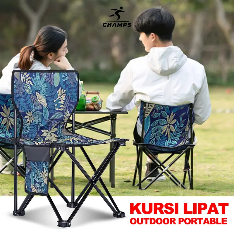 CHAMPS Kursi lipat Outdoor Portable CH-701L,CH-702XL,CH-703XXL - Camping 8