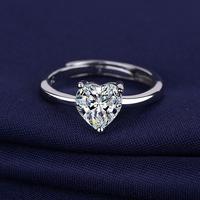 Gambar Diamcity Cincin Perak 925 Zirkon Berbentuk Hati Sederhana Untuk Wanita - 1 karat, Dapat disesuaikan dari Diamcity Official Store Kab. Gresik 3 Tokopedia
