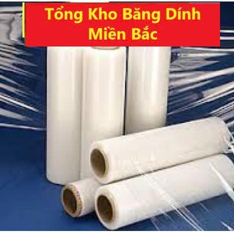 Màng PE Trắng 2kg khổ 50cm , Màng Co PE Trắng, Màng Nilong Trắng Màng Chít quấn hàng bọc hàng 8