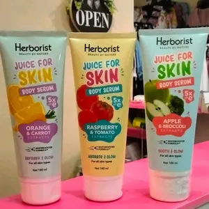 [ 1pcs ] Herborist JUICE for SKIN Body Serum 5x vit E