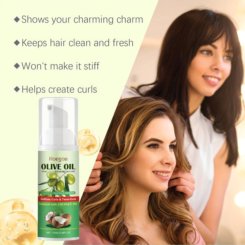 Product Introduction of Hair Styling Foam Mousse, Fresh and Non-Greasy, Lightweight Texture, Volumizing Hair, Long-Lasting Hold, Dry Hair Spray, Suitable for Men and Women shampoo slime  hair  mask 4