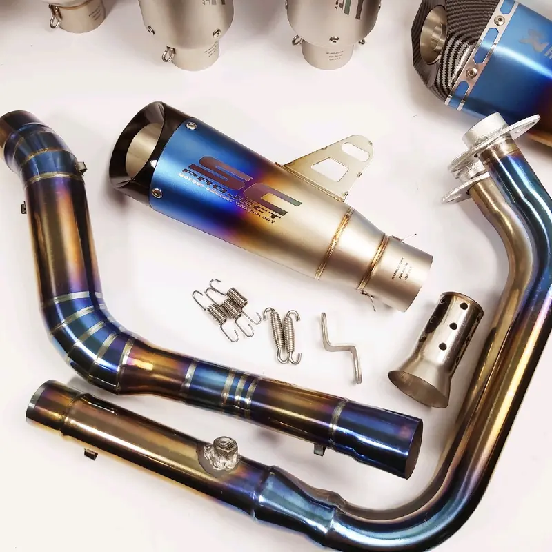 Knalpot IMPORT SC Project S1 HD Blue For Ninja 250 FI Karbu Z250 R25 MT25 CBR 250RR Full System PnP Tinggal Pasang 0